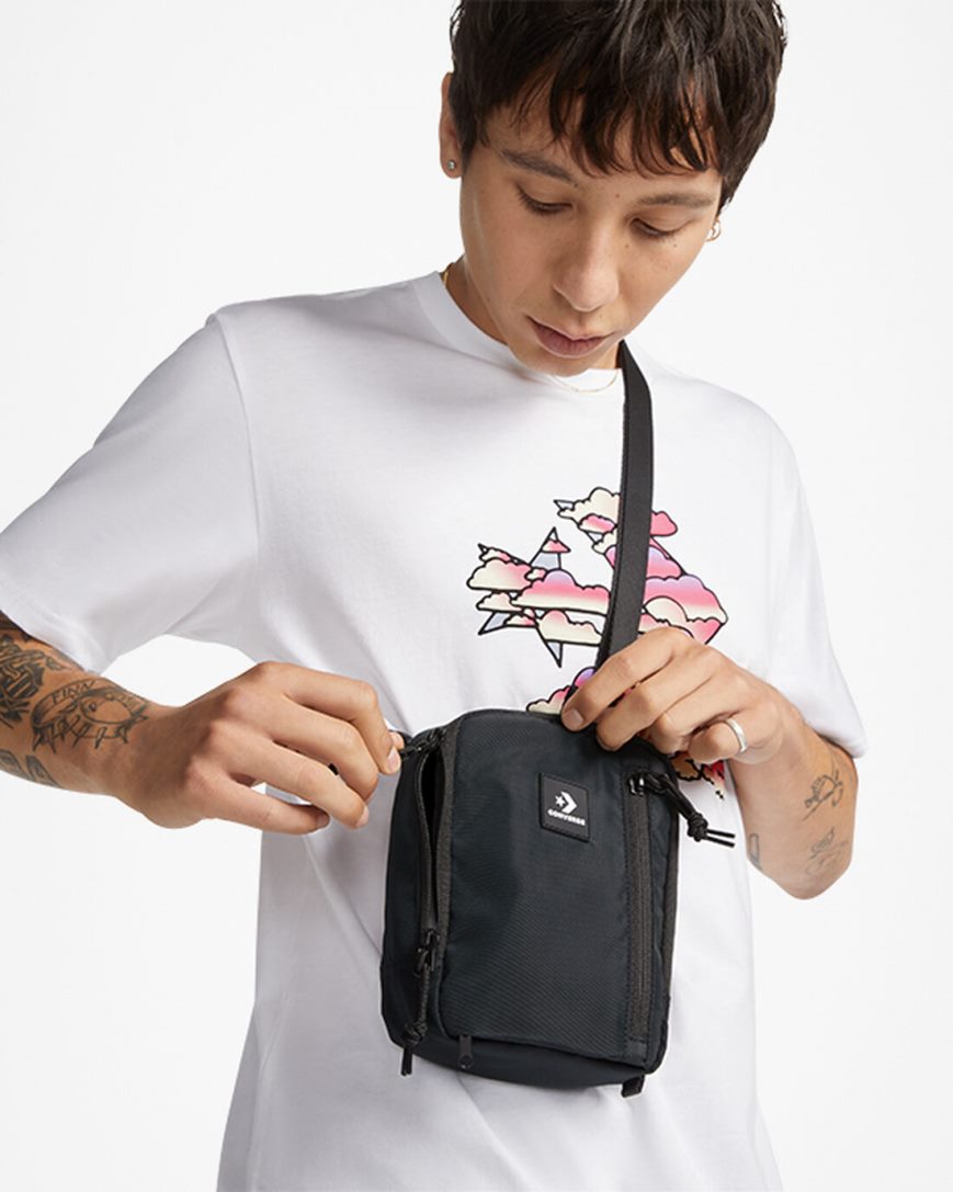 Dámské Tašky Converse Convertible Crossbody Černé | CZ 31ZGW72